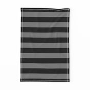 Tombstone Grey and Black Horizontal Witch Stripes