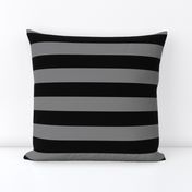 Tombstone Grey and Black Horizontal Witch Stripes