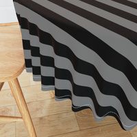 Tombstone Grey and Black Horizontal Witch Stripes