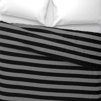 Tombstone Grey and Black Horizontal Witch Stripes