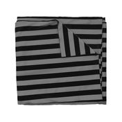 Tombstone Grey and Black Horizontal Witch Stripes