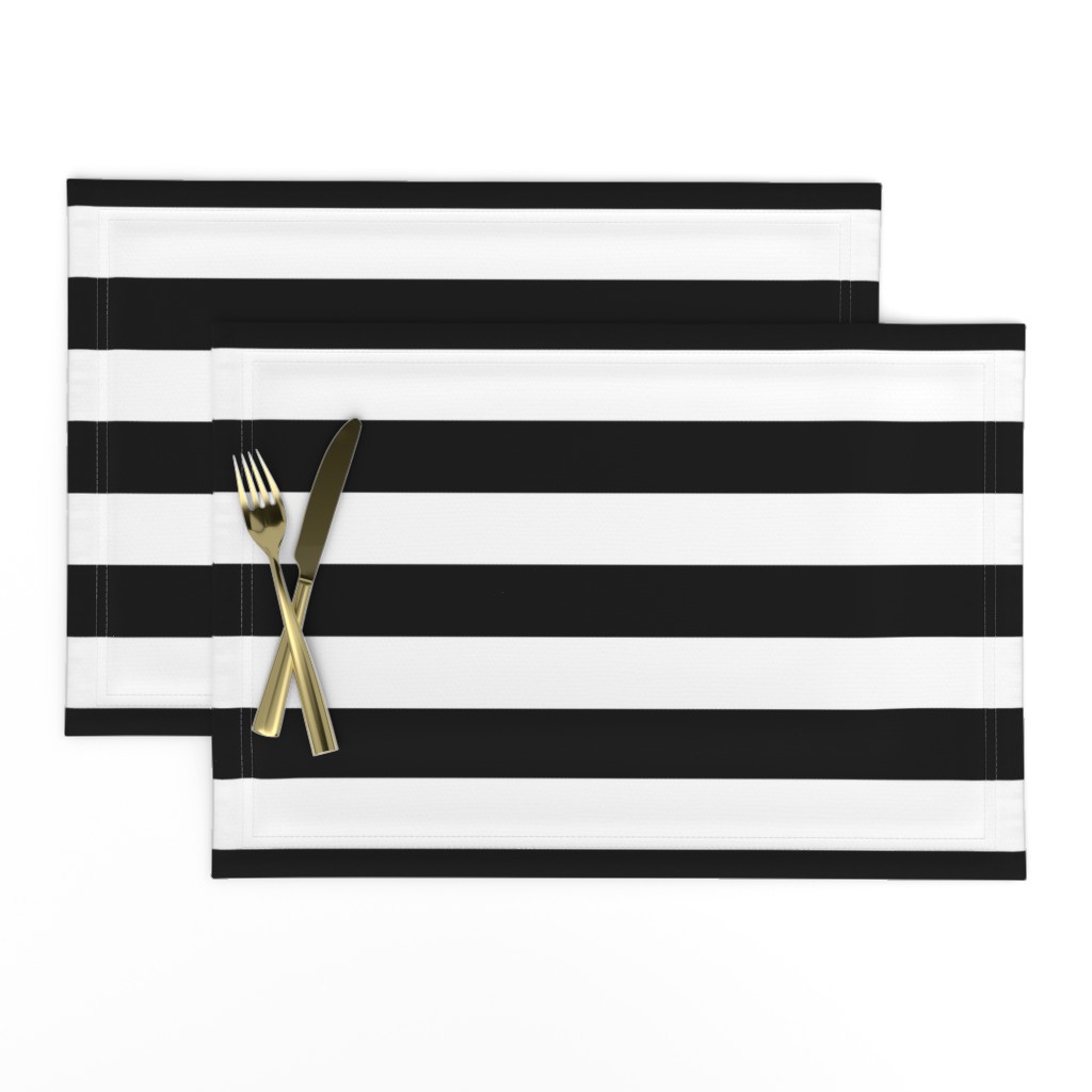 Small Cat Black and White Horizontal Witch Stripes