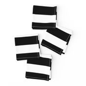 Small Cat Black and White Horizontal Witch Stripes
