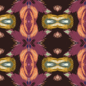 feather ikat