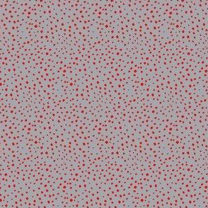 gray red dots