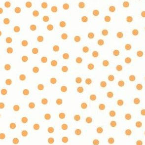 Twinkling Persimmon Dots on Icy Cream - Large Scale