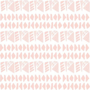 Textured geometric stripe in pink