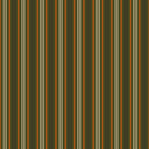 Green, Orange, and Beige Stripes