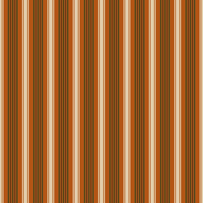 Orange, Beige, and Green Stripes