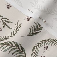 Wildflower Fern Leaves-Cream