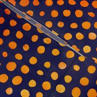 orange dots watercolor gradient