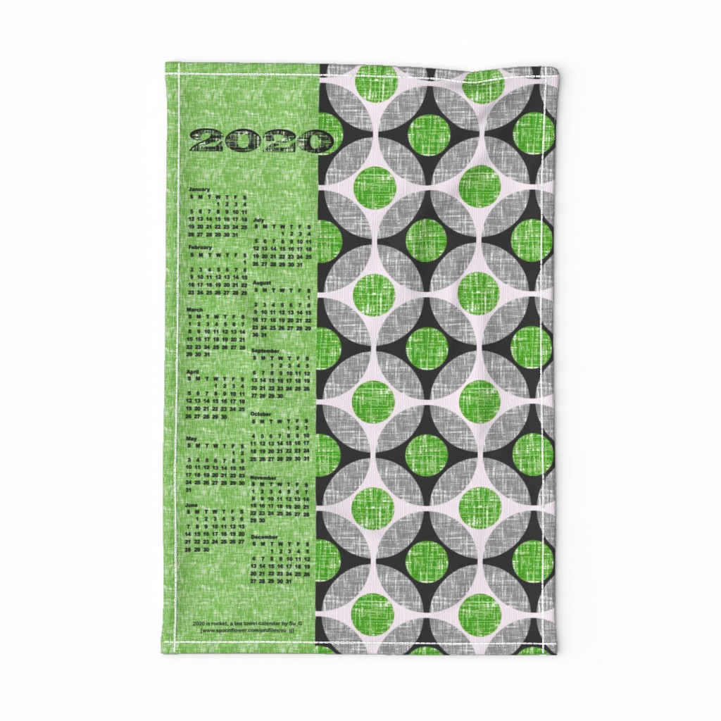 2020 is rocket, a tea towel calendar by Su_G_©SuSchaefer(UPDATED)