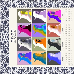 2022 is Cockies, a tea towel calendar by Su_G_©SuSchaefer