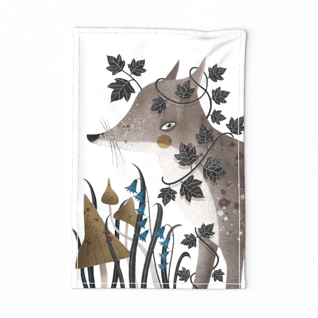 Fox Tea Towel