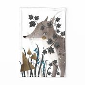 Fox Tea Towel