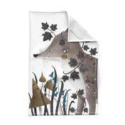 Fox Tea Towel