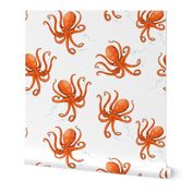 Octopus Pen Thief - Large Scale on White