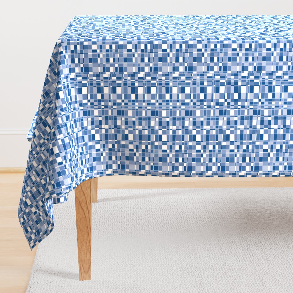 Mod Gingham - Blue - © Autumn Musick 2018