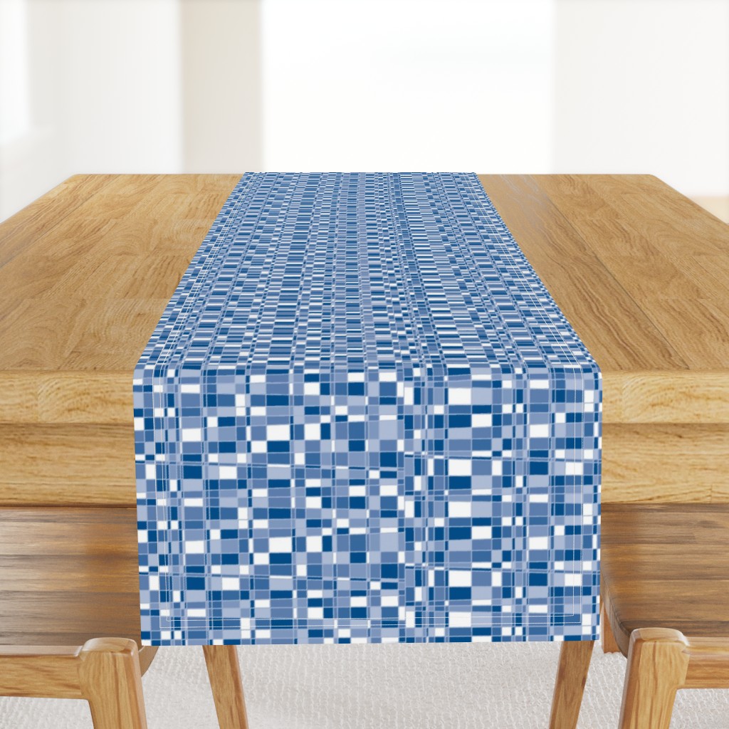 Mod Gingham - Blue - © Autumn Musick 2018