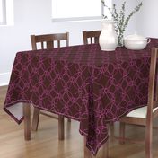 Tangly Lines - Q - Pink Brown