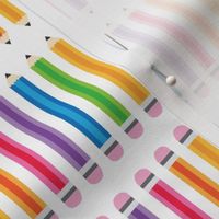 rainbow pencils