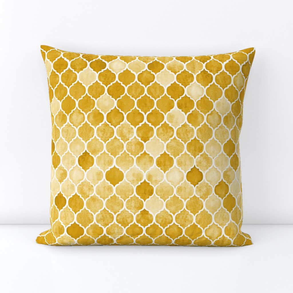 Textured Mustard Yellow Moroccan Tiles