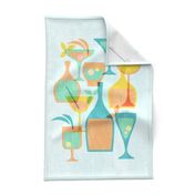  retro cocktail towel