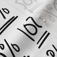 100% :: marker doodles black and white monochrome typography