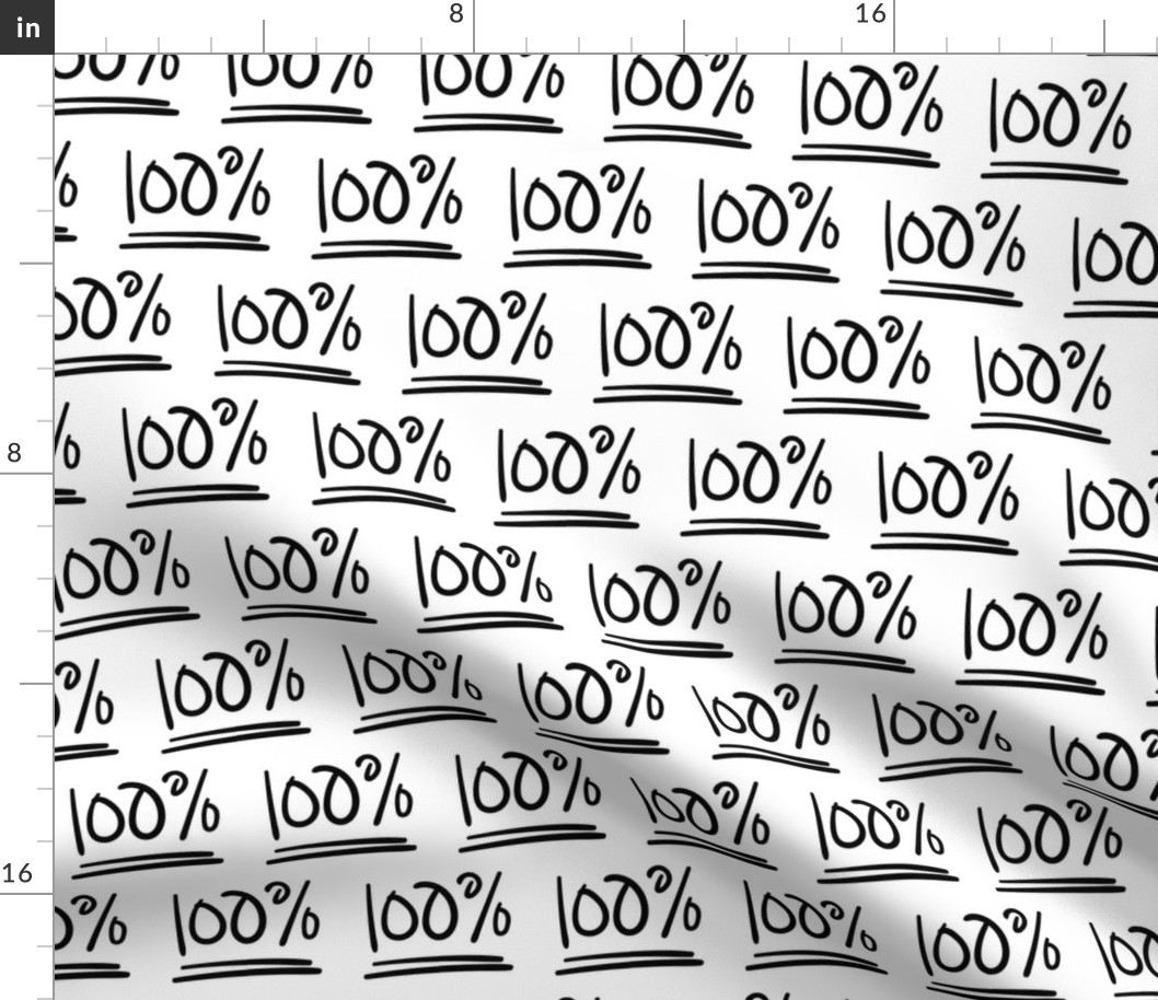 100% :: marker doodles black and white monochrome typography