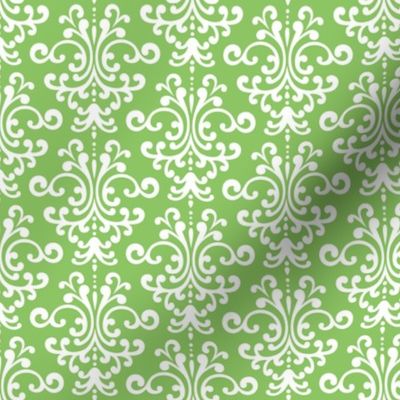 damask apple green