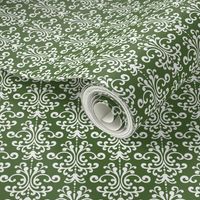 damask hunter green