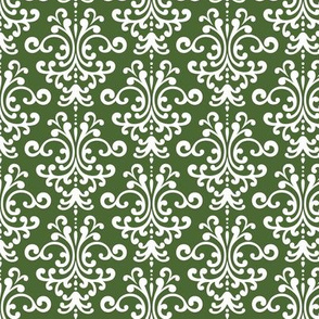 damask hunter green