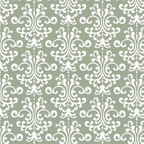 damask sage green