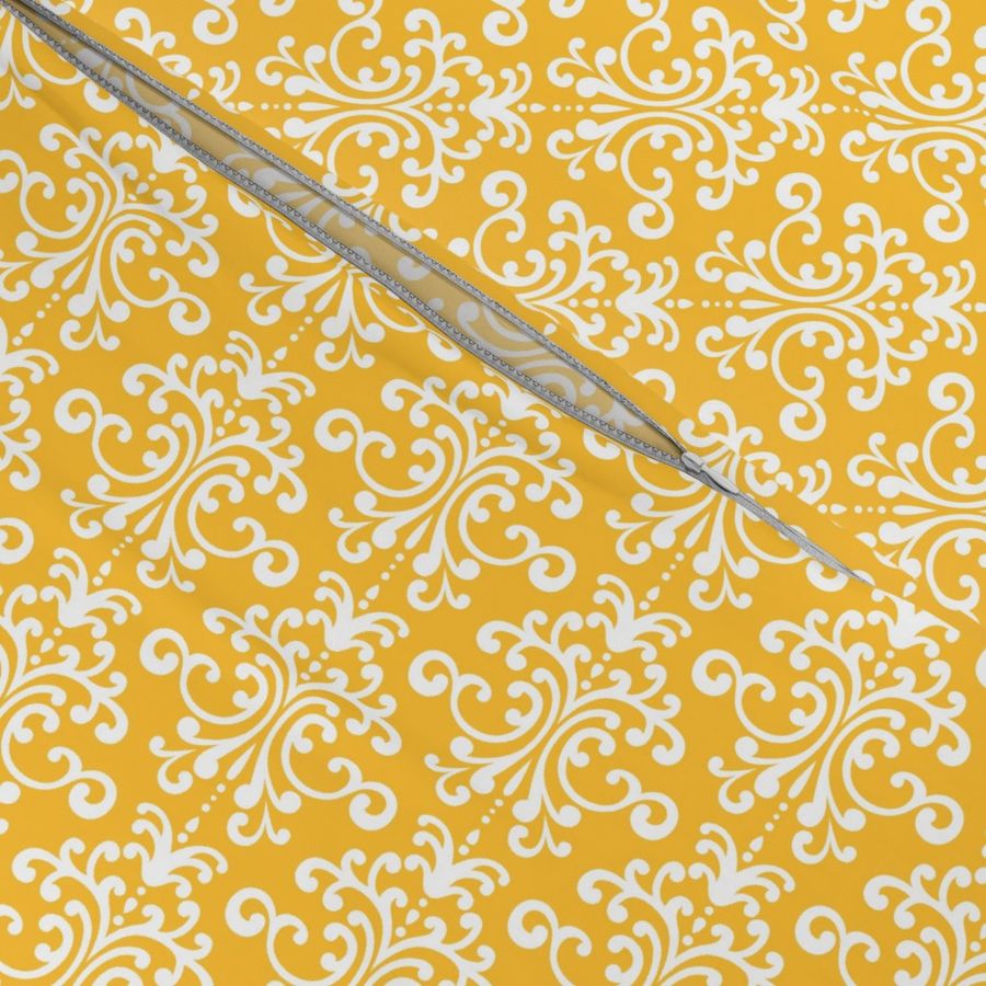 damask golden yellow