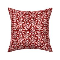 damask dark red