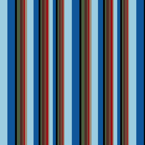 blue cowboys stripe 8x8