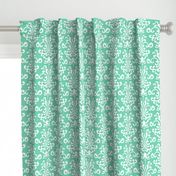 damask lg sea foam green