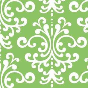 damask lg apple green