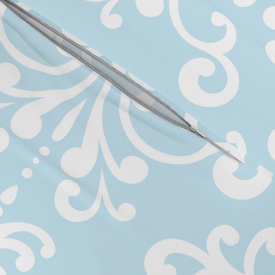 damask xl ice blue