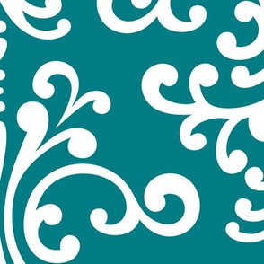 damask xl dark teal