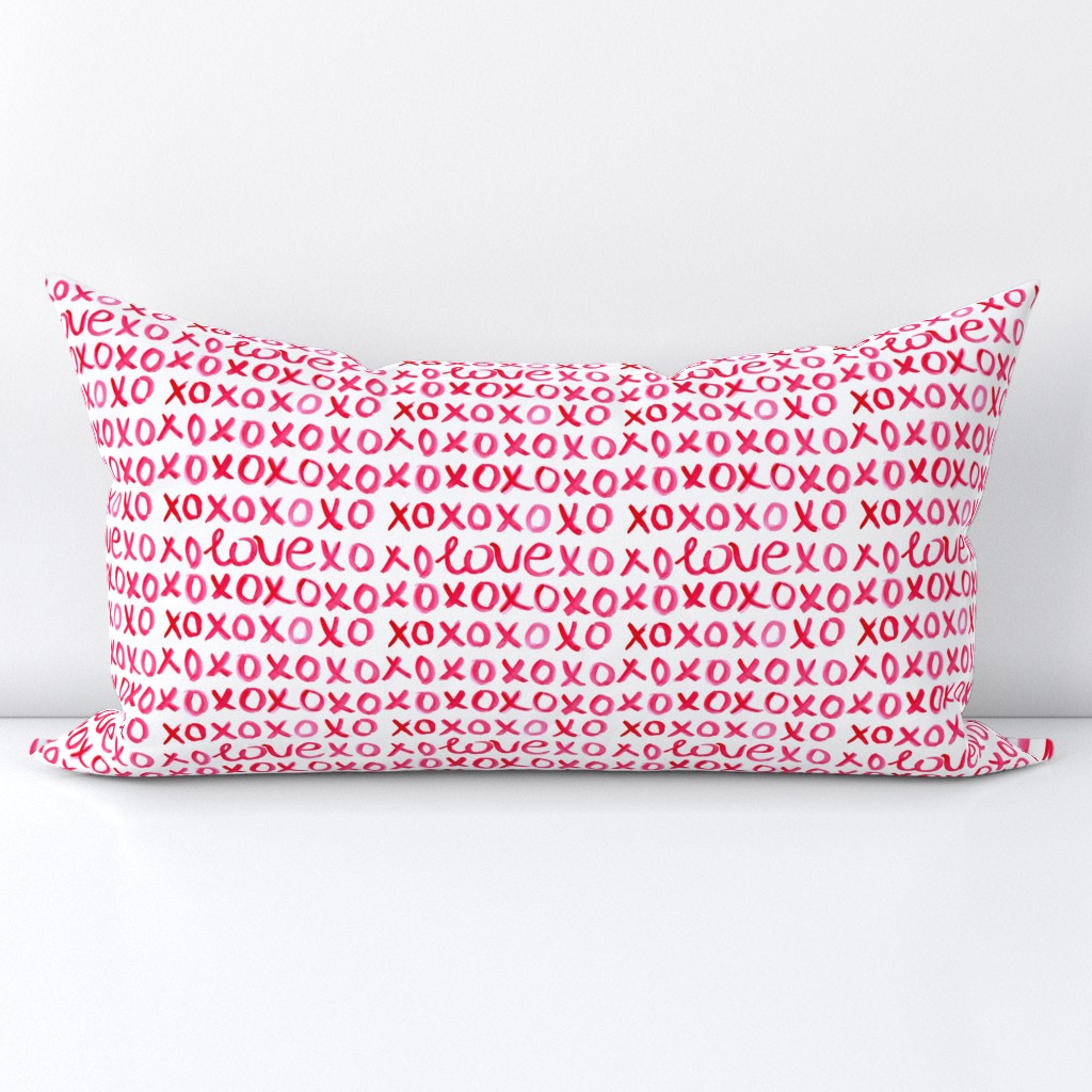 5" XOXO Love  // Red and Pink