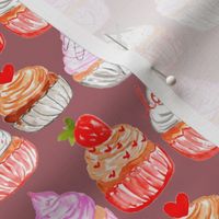 4" Valentine Cupcakes // Coral Tree