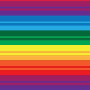 Rainbow Pride Stripes 2