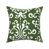 damask xl hunter green