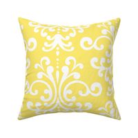 damask xl lemon yellow