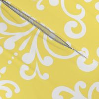 damask xl lemon yellow