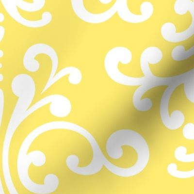 damask xl lemon yellow