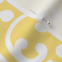 damask xl sunshine yellow