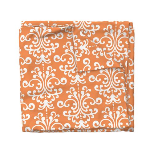 damask xl tangerine orange