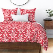 damask xl bold coral